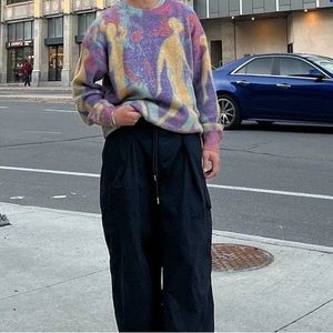 Aelfric Eden Neon Color Block Knit Sweater